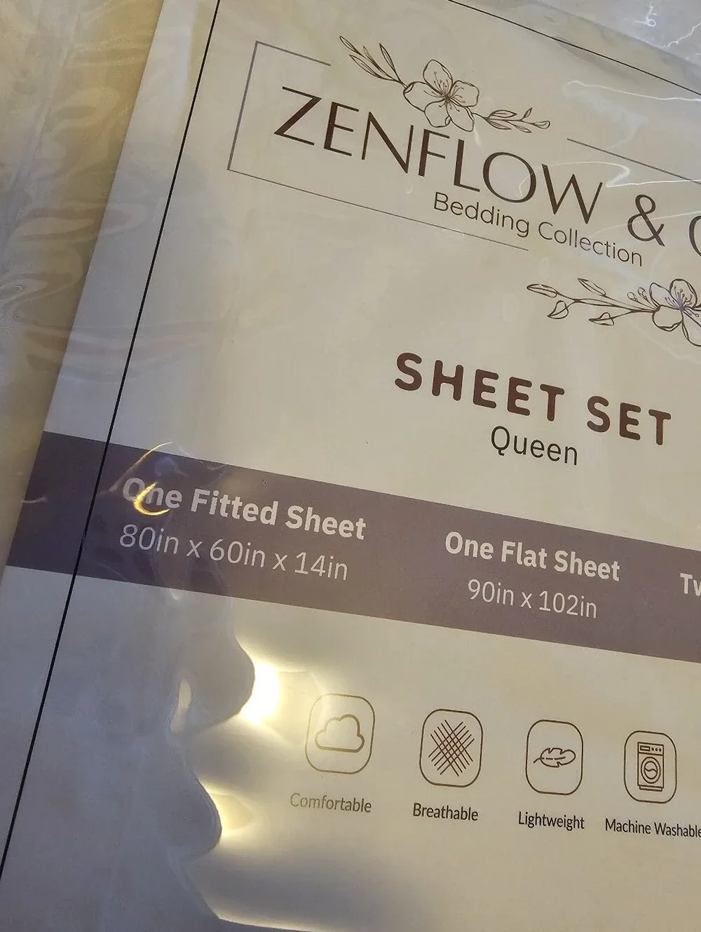 New Queen sheet set 100% Poleyster